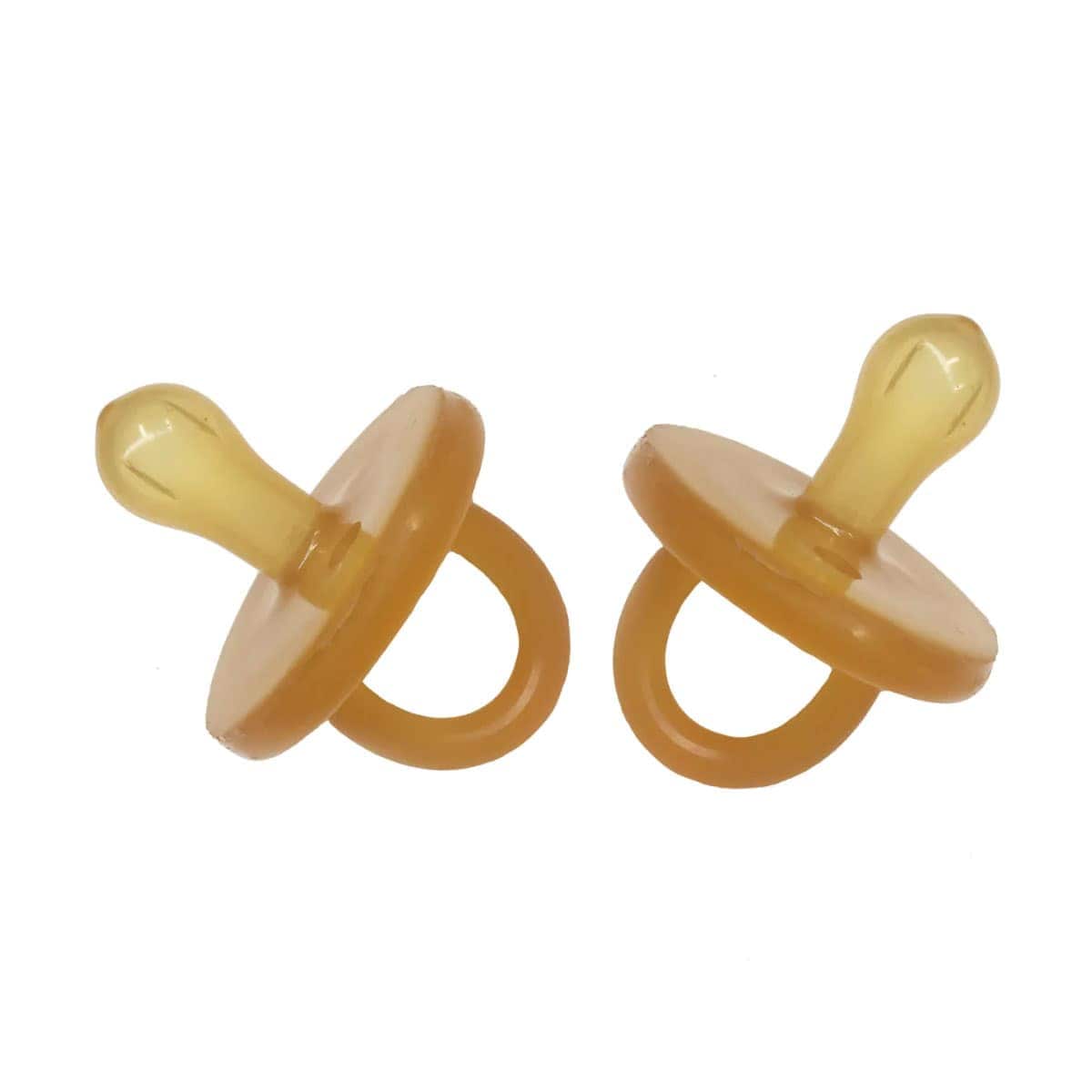 Thumbnail Natural Rubber Soothers Rounded Small 0-3 Months 2 Pack