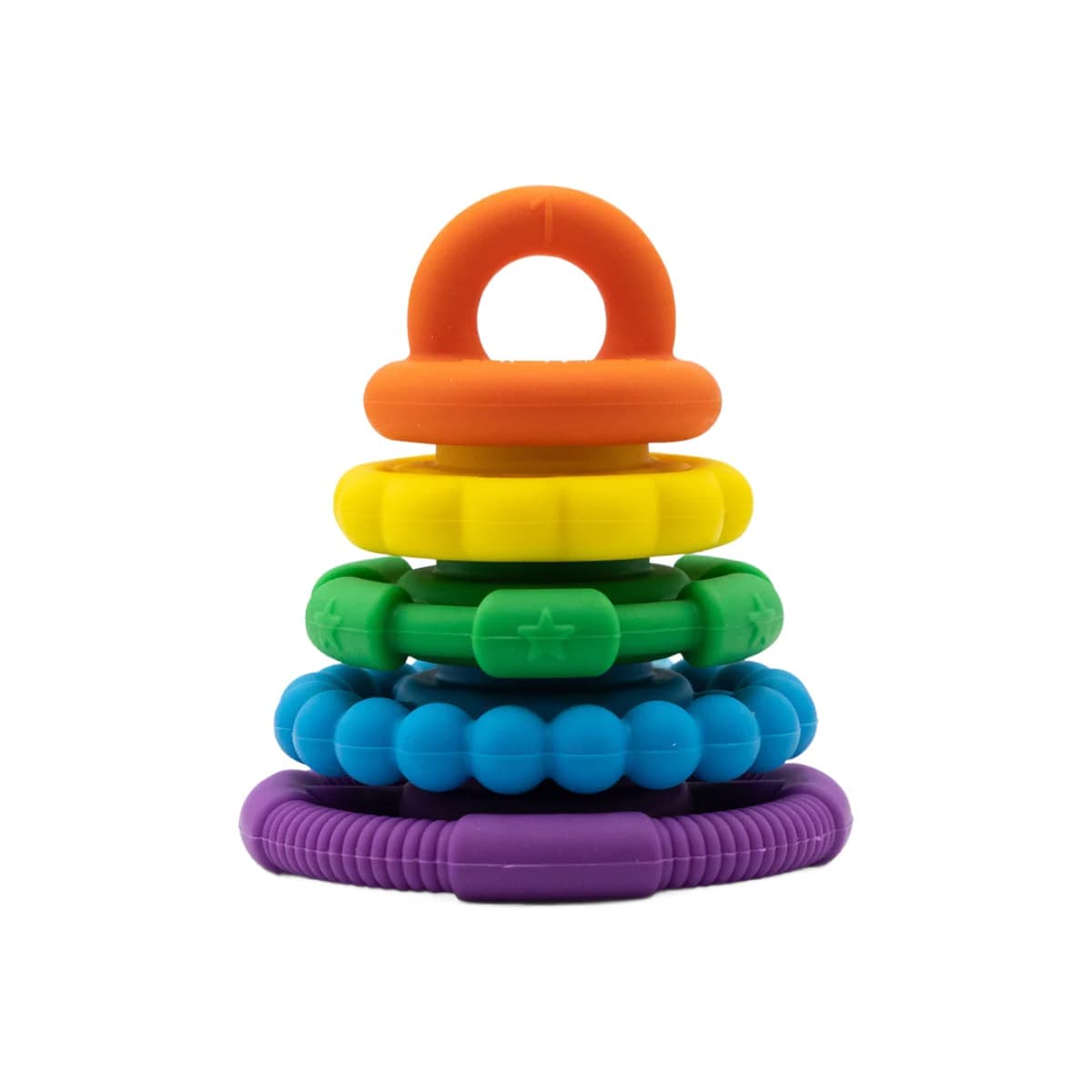 Thumbnail Jellystone Designs Baby Rainbow Stacker & Teether Toy Bright