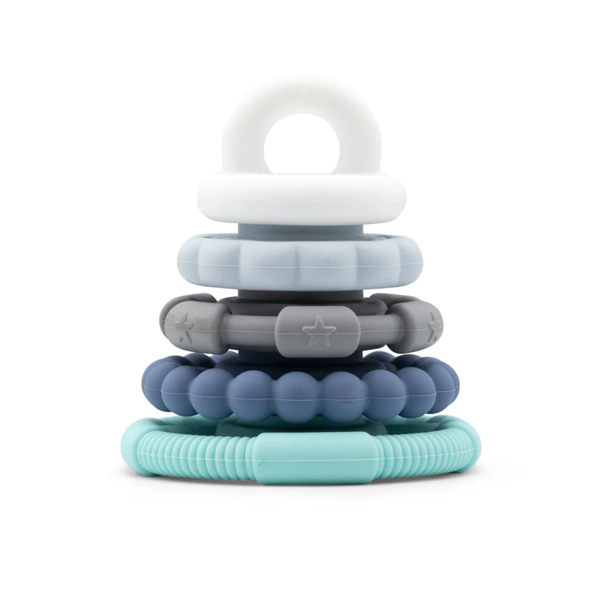 Thumbnail Jellystone Designs Baby Rainbow Stacker & Teether Toy Ocean