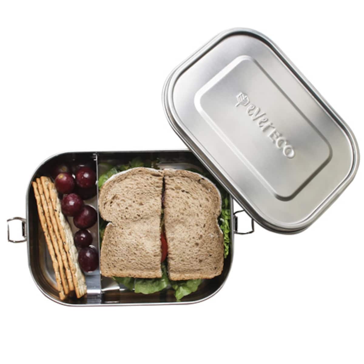 Thumbnail Ever Eco Stainless Steel Bento Lunch Box 2 Compartment 1400ml