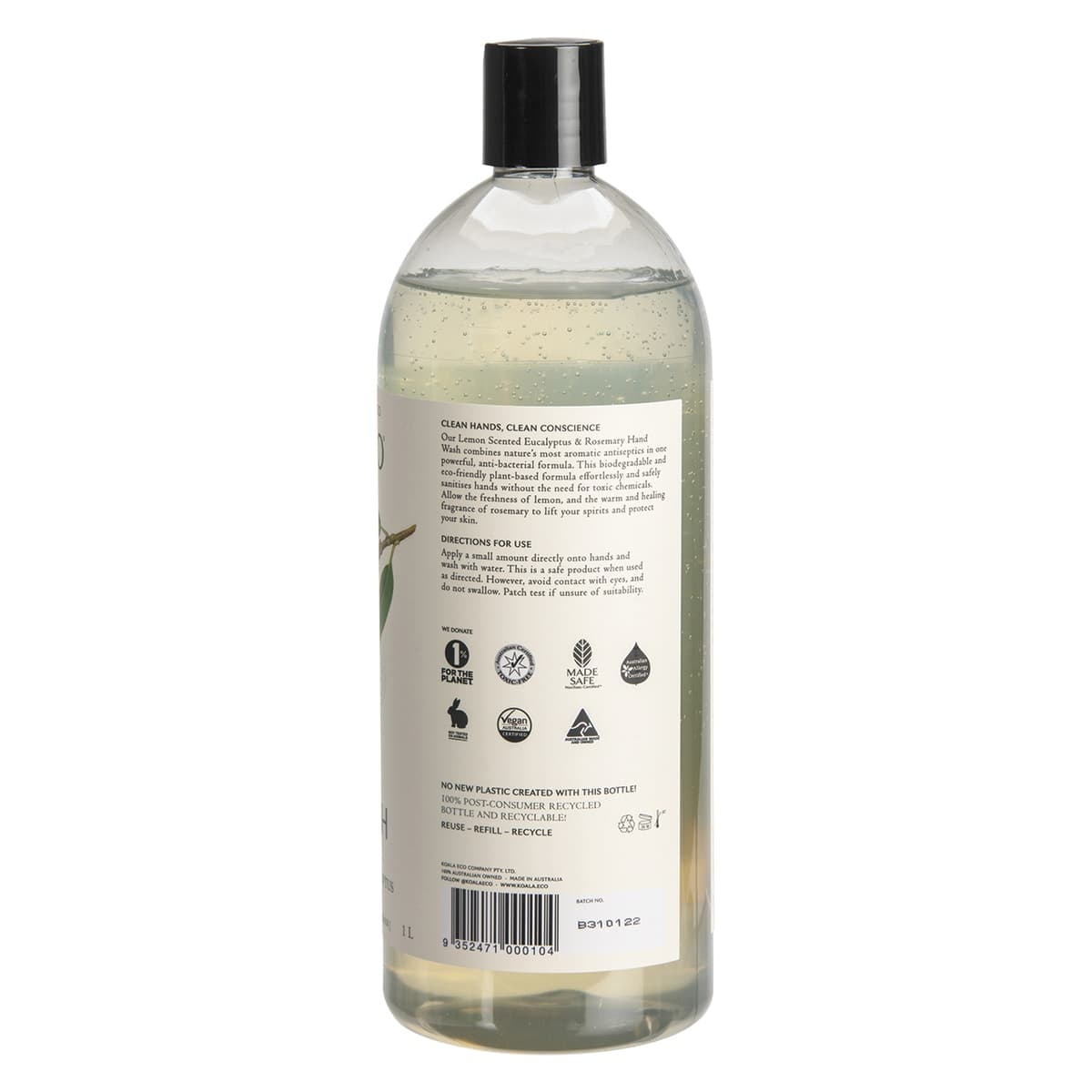 Thumbnail Koala Eco Hand Wash Lemon Scented Eucalyptus & Rosemary 1L