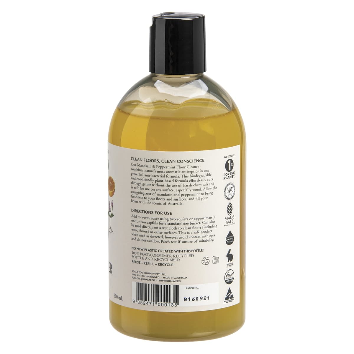 Thumbnail Koala Eco Floor Cleaner Mandarin & Peppermint 500ml