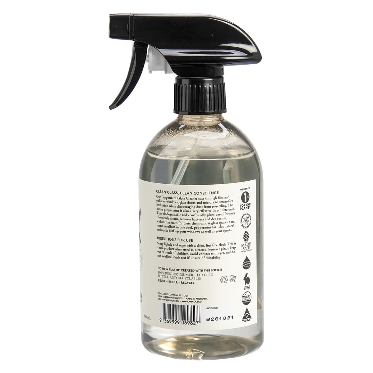 Thumbnail Koala Eco Glass Cleaner Peppermint 500ml