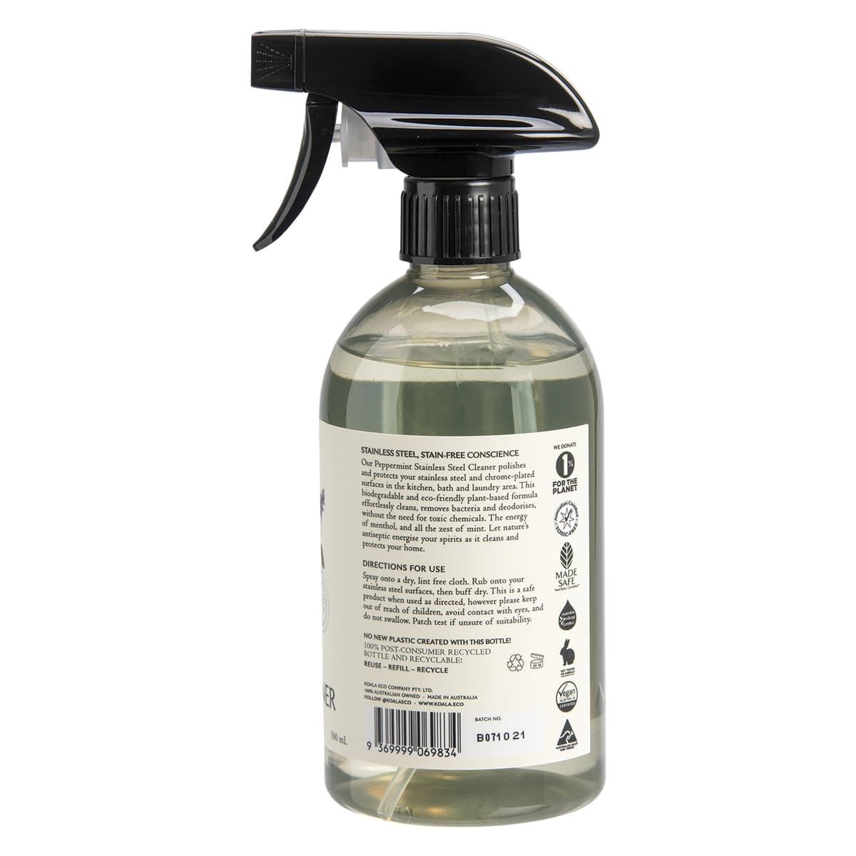 Thumbnail Koala Eco Stainless Steel & Chrome Cleaner Peppermint 500ml