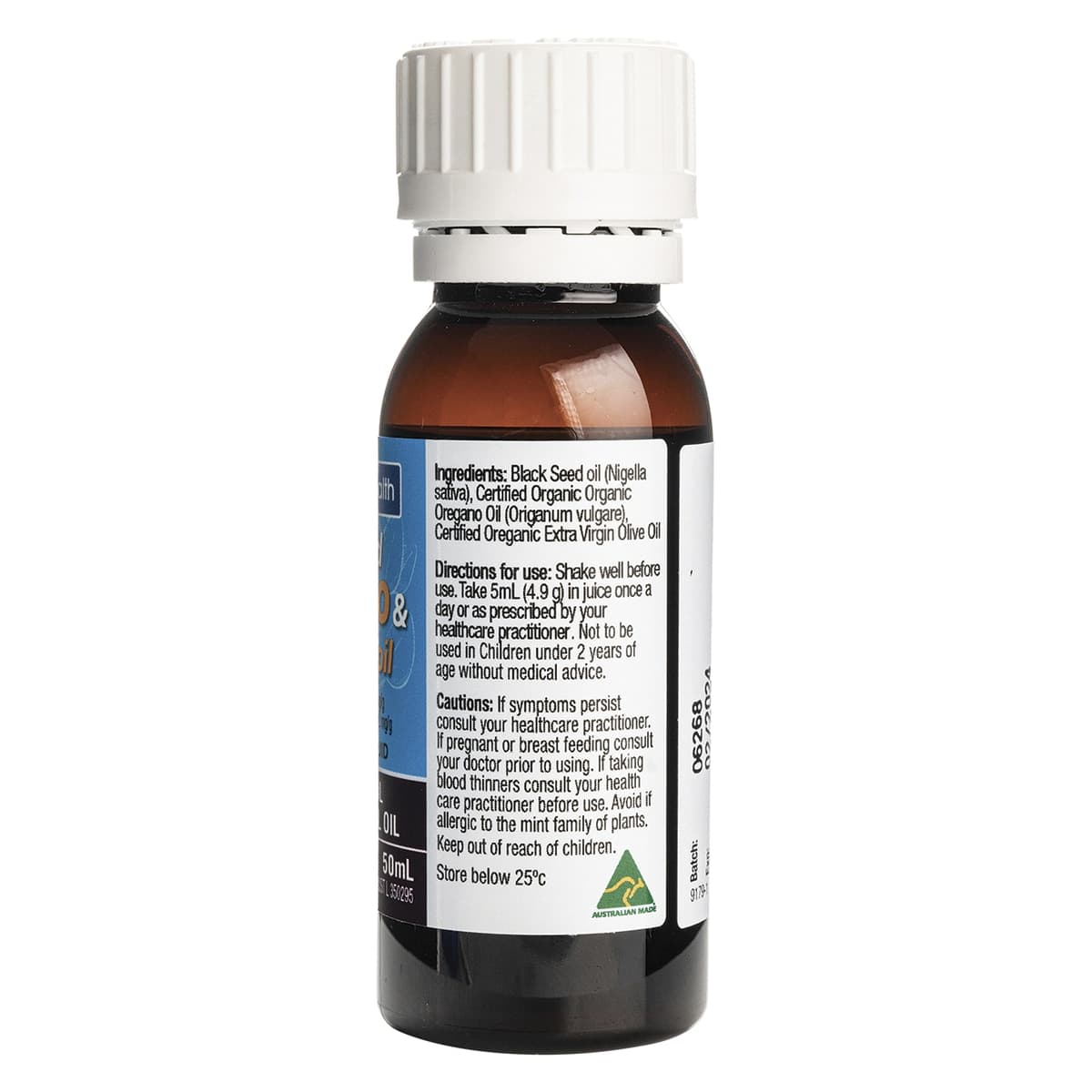Thumbnail Solution 4 Health Wild Oregano Oil & Black Seed Oil 50ml