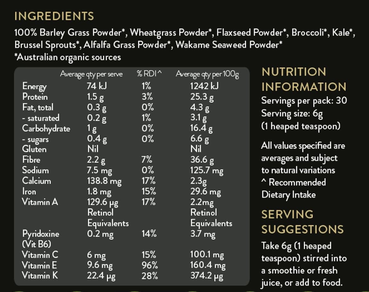 Thumbnail Vitus Clean Greens Vegan Powder 180g
