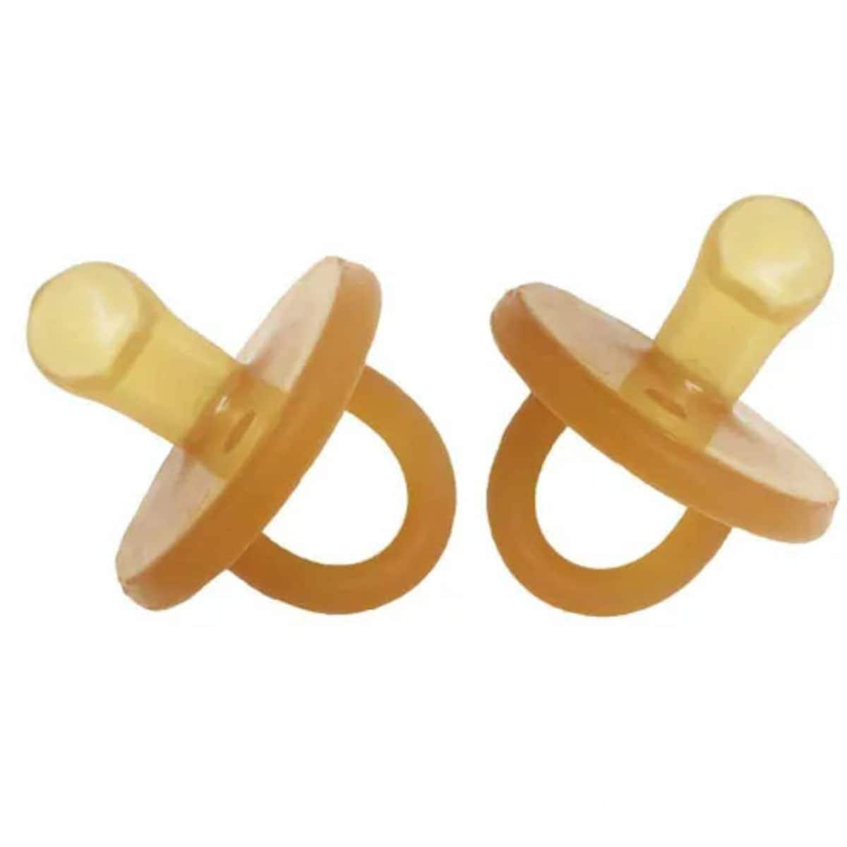 Thumbnail Natural Rubber Soothers Orthodontic Large 6 Months+ 2 Pack