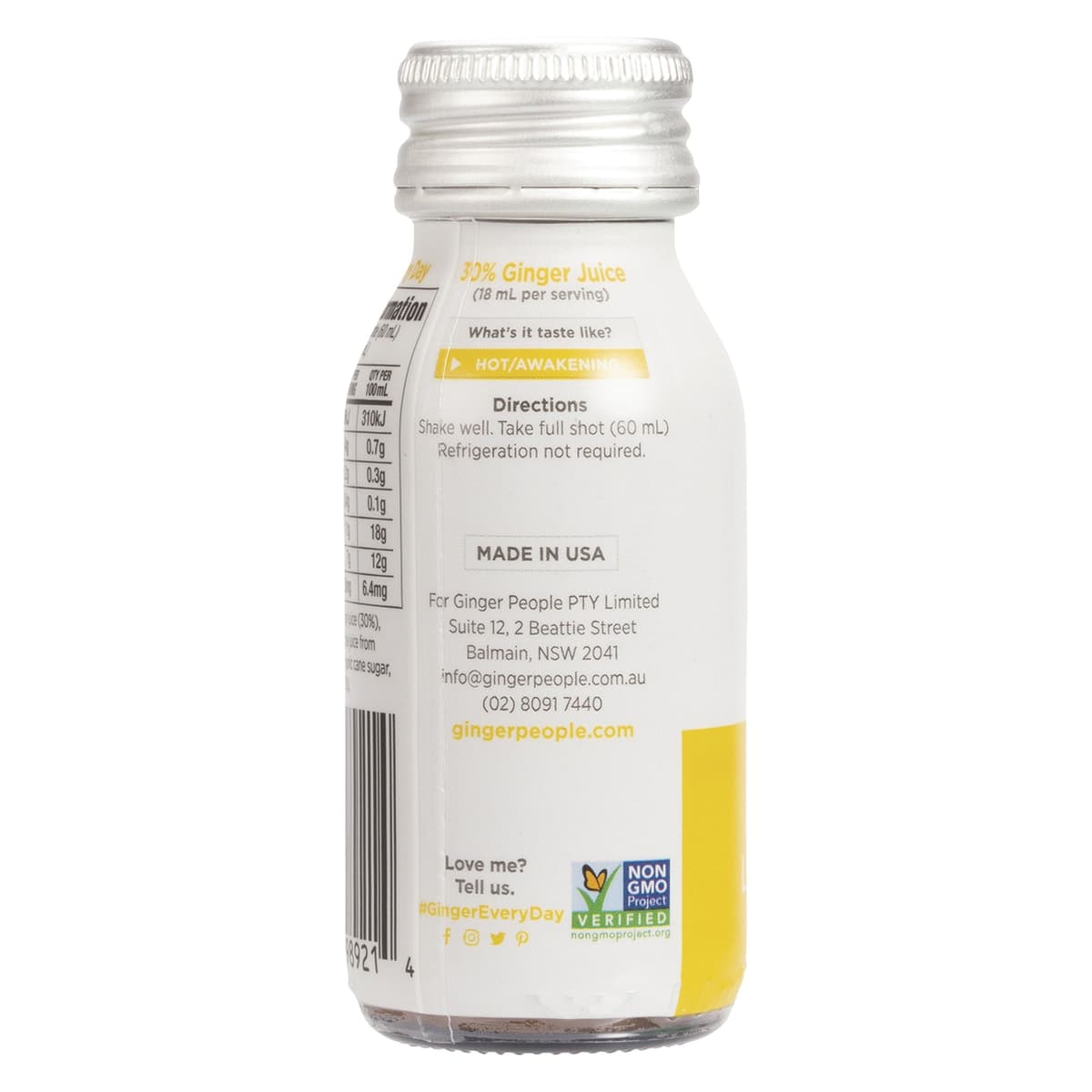 Thumbnail The Ginger People Ginger Shot Lemon Cayenne 60ml