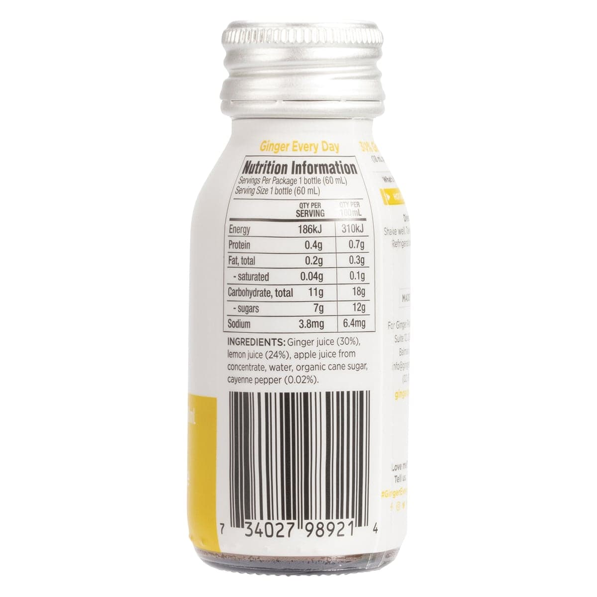 Thumbnail The Ginger People Ginger Shot Lemon Cayenne 60ml