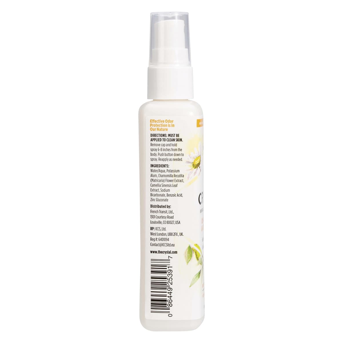 Thumbnail Crystal Mineral Deodorant Spray Chamomile & Green Tea 118ml