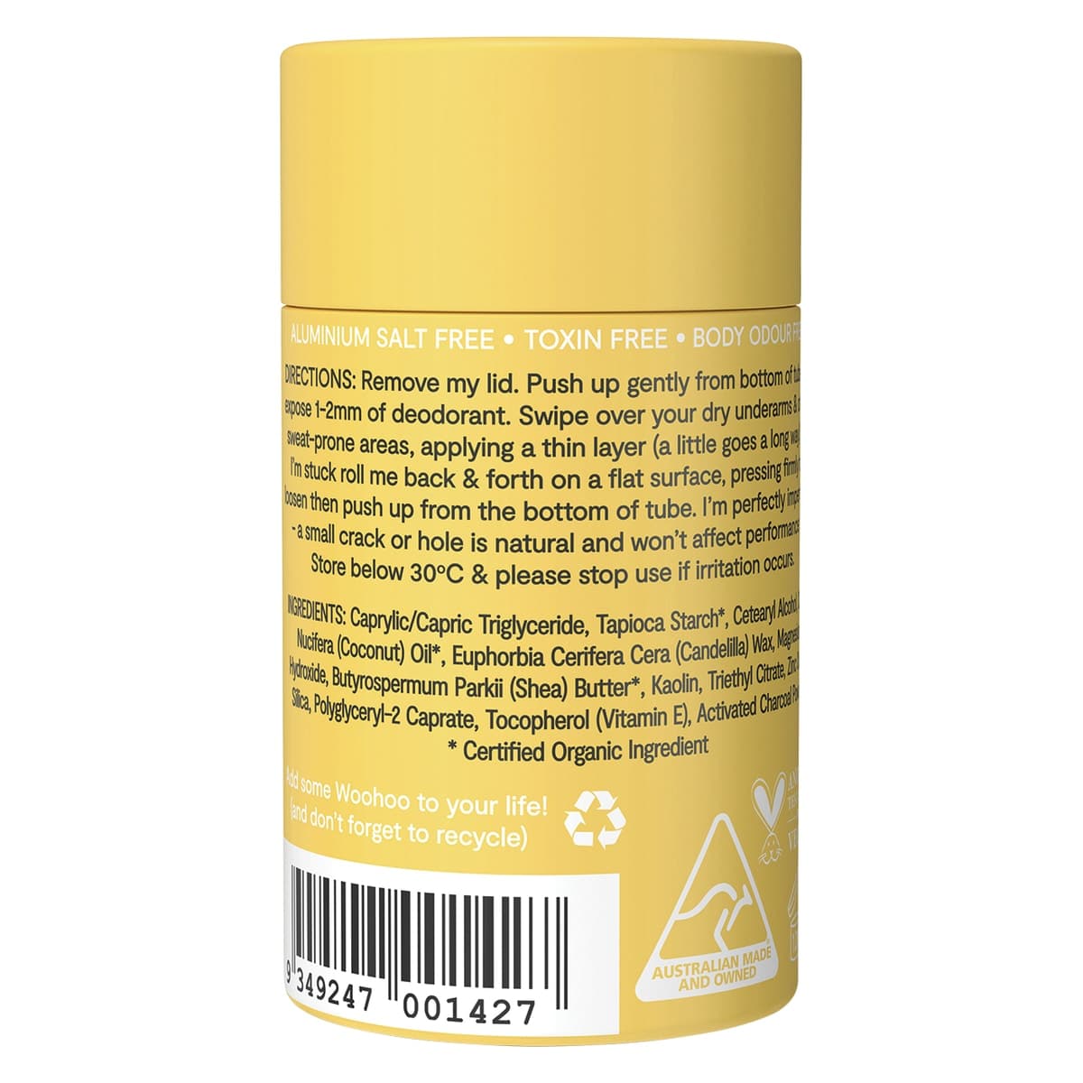Thumbnail Woohoo Body Deodorant & Anti-Chafe Stick Mellow Sensitive 60g