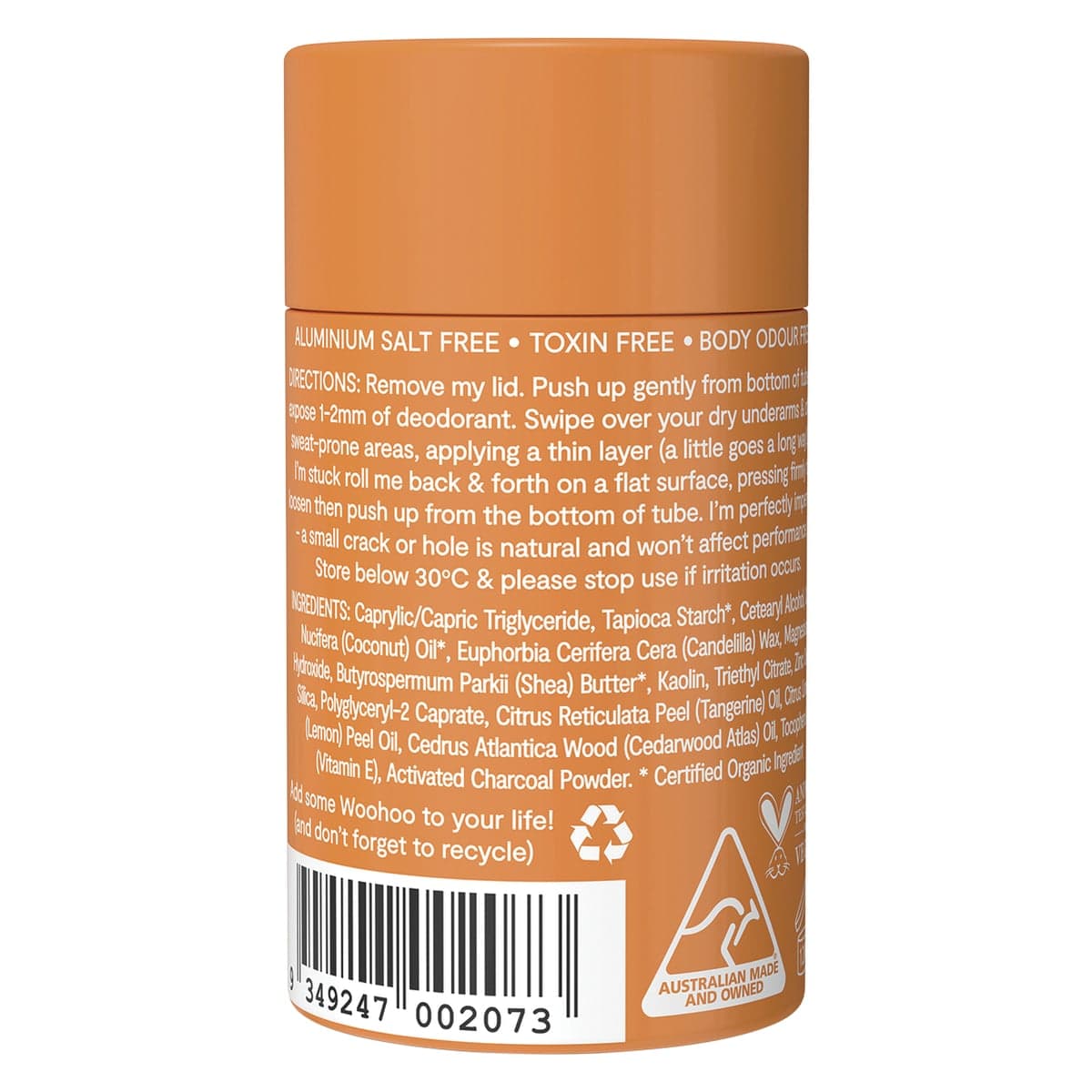Thumbnail Woohoo Body Deodorant & Anti-Chafe Stick Tango 60g