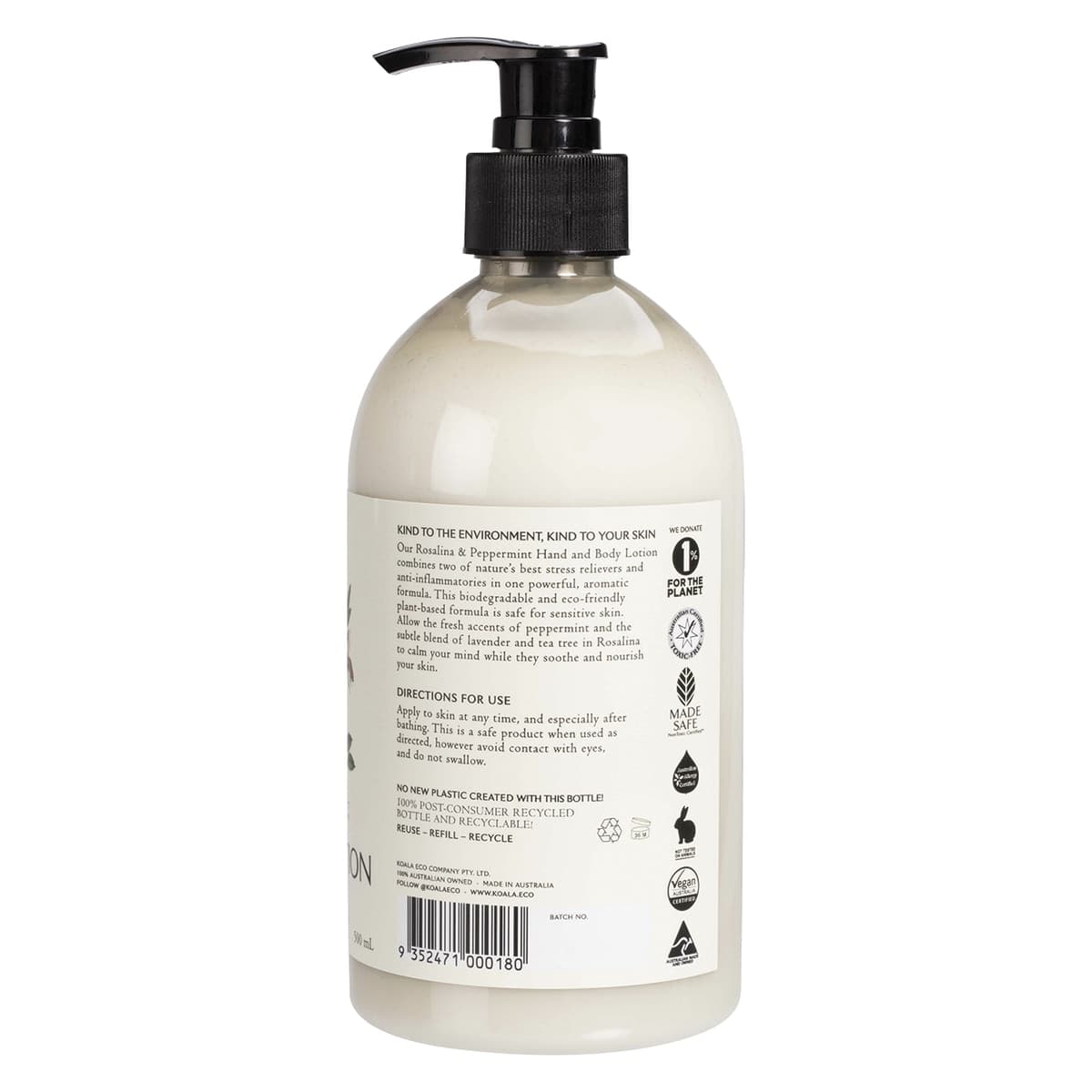Thumbnail Koala Eco Hand & Body Lotion Rosalina & Peppermint 500ml