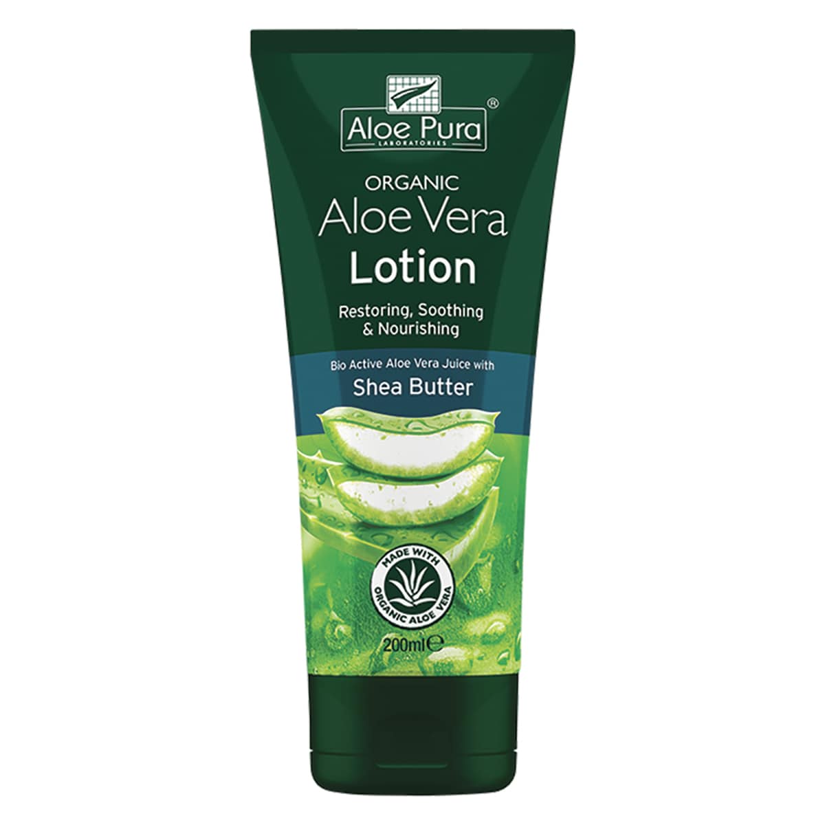 Aloe Pura Aloe Vera Lotion with Shea Butter 200ml