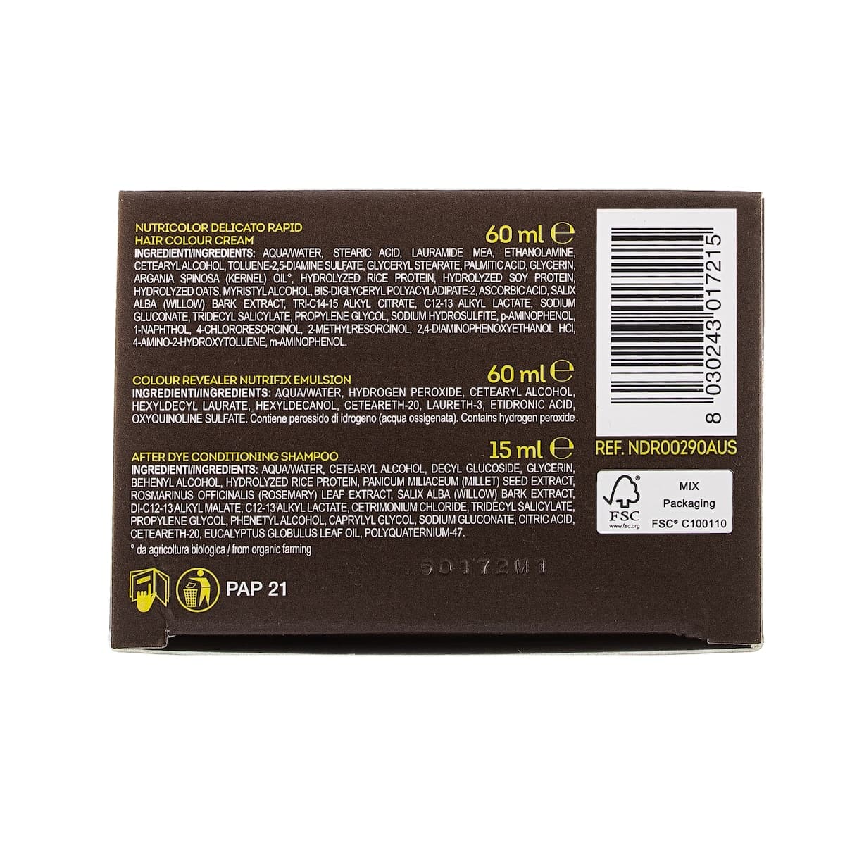 Thumbnail Biokap Nutricolor Delicato Rapid 2.9 Dark Chestnut Chocolate