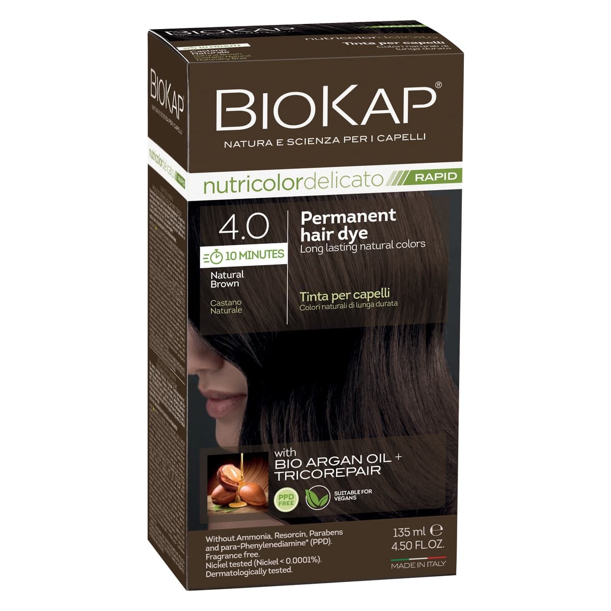 Thumbnail Biokap Nutricolor Delicato Rapid 4.0 Natural Brown