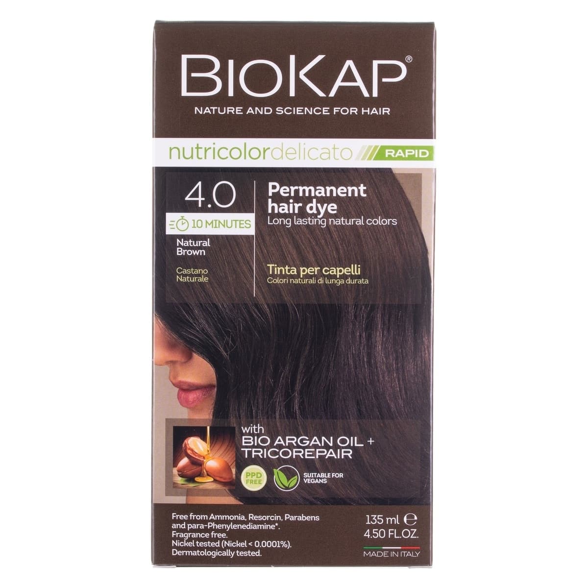 Thumbnail Biokap Nutricolor Delicato Rapid 4.0 Natural Brown