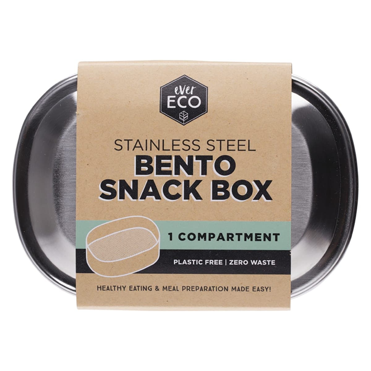 Thumbnail Ever Eco Bento Box Stainless Steel One Compartment