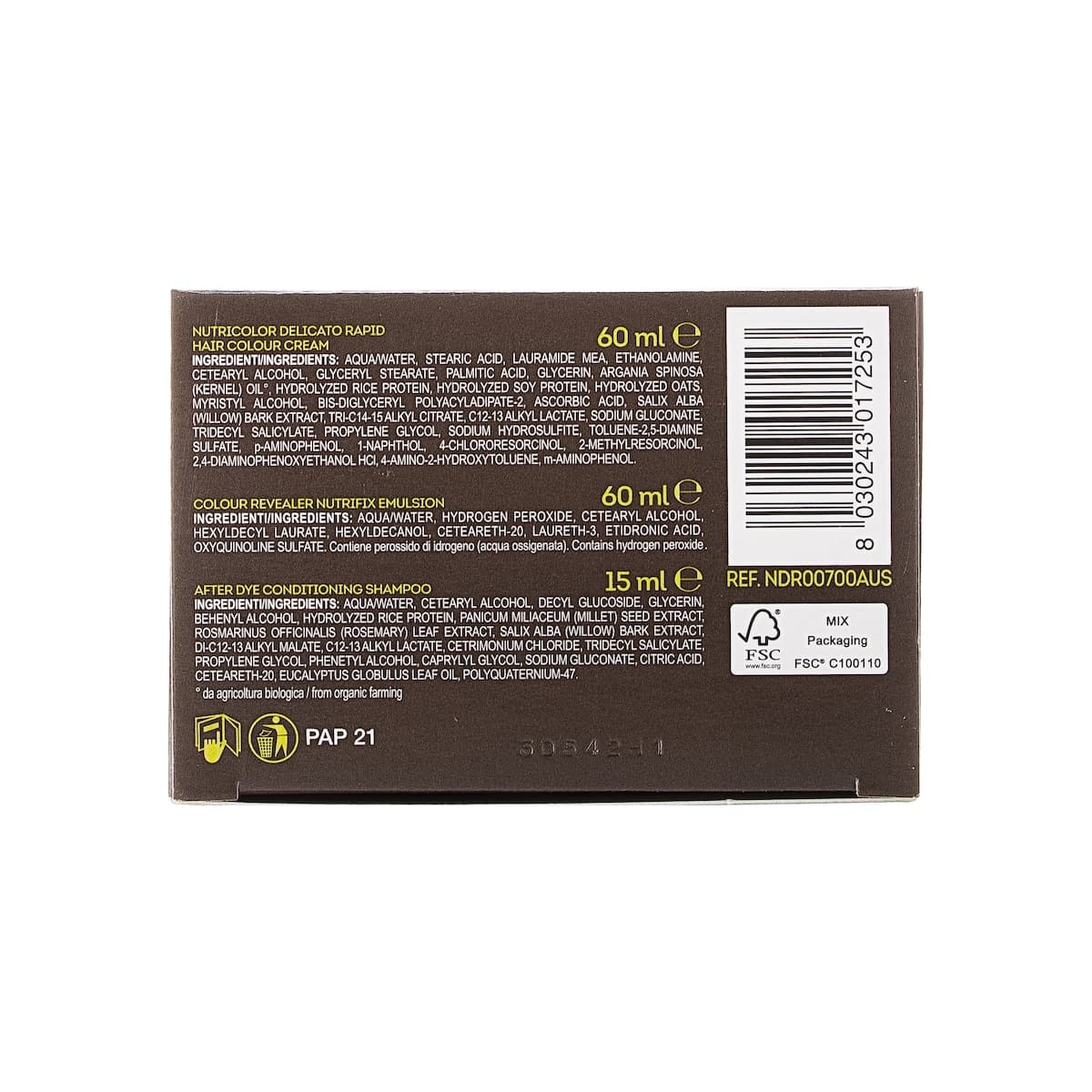 Thumbnail Biokap Nutricolor Delicato Rapid 7.0 Natural Medium Blond
