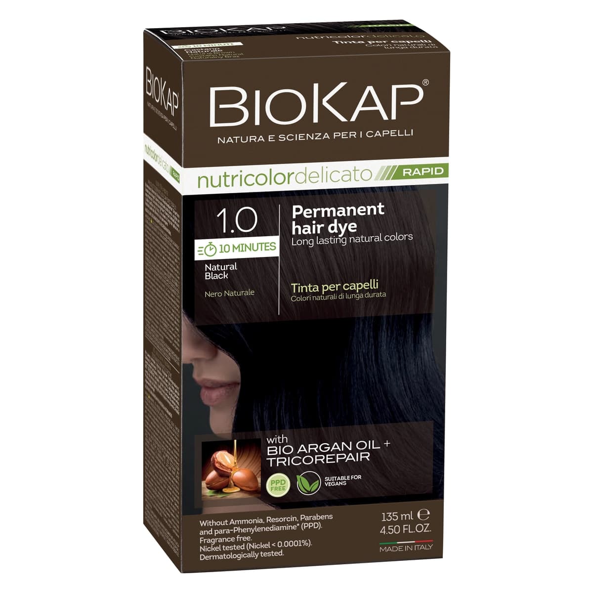Biokap Rapid 1.0 Natural Black 135ml