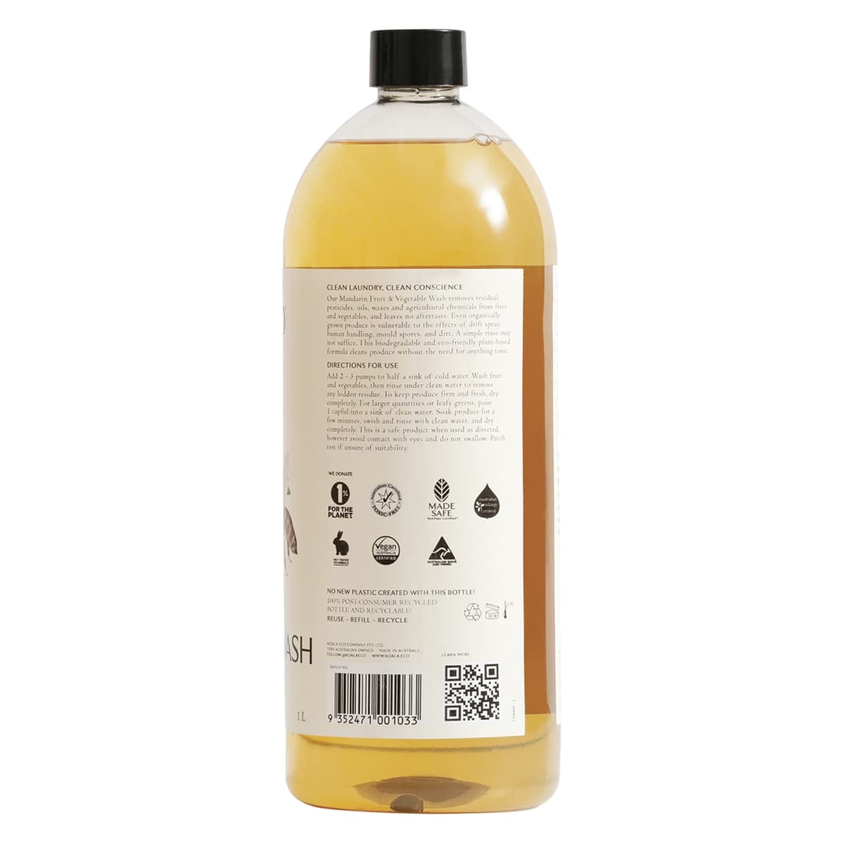 Thumbnail Koala Eco Fruit & Vege Wash Mandarin 1L