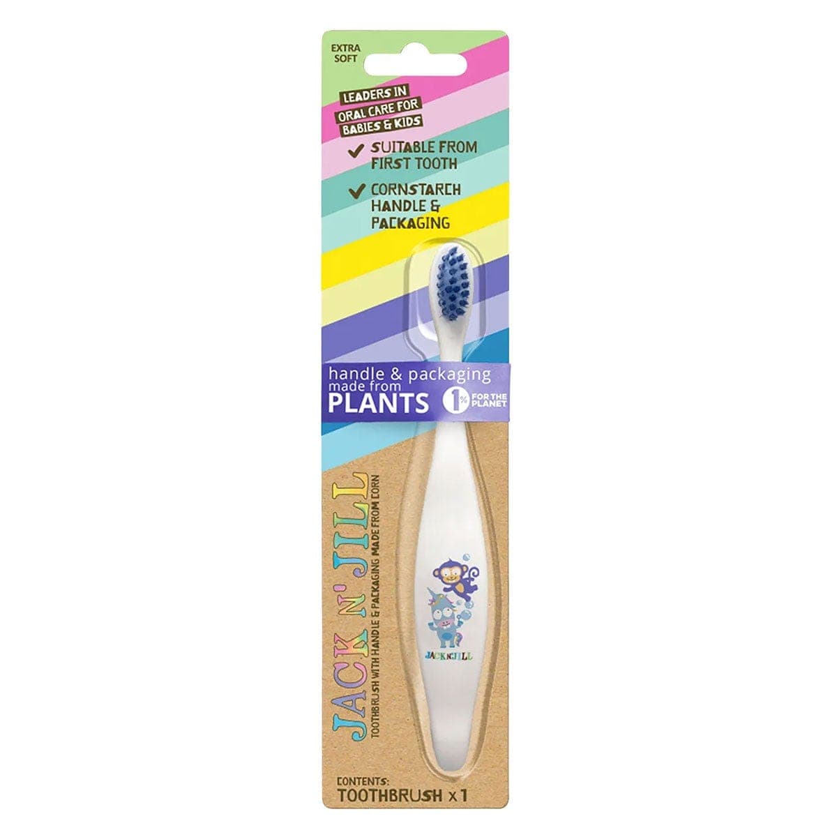 Thumbnail Jack n Jill Kids Toothbrush Assorted 1 Brush