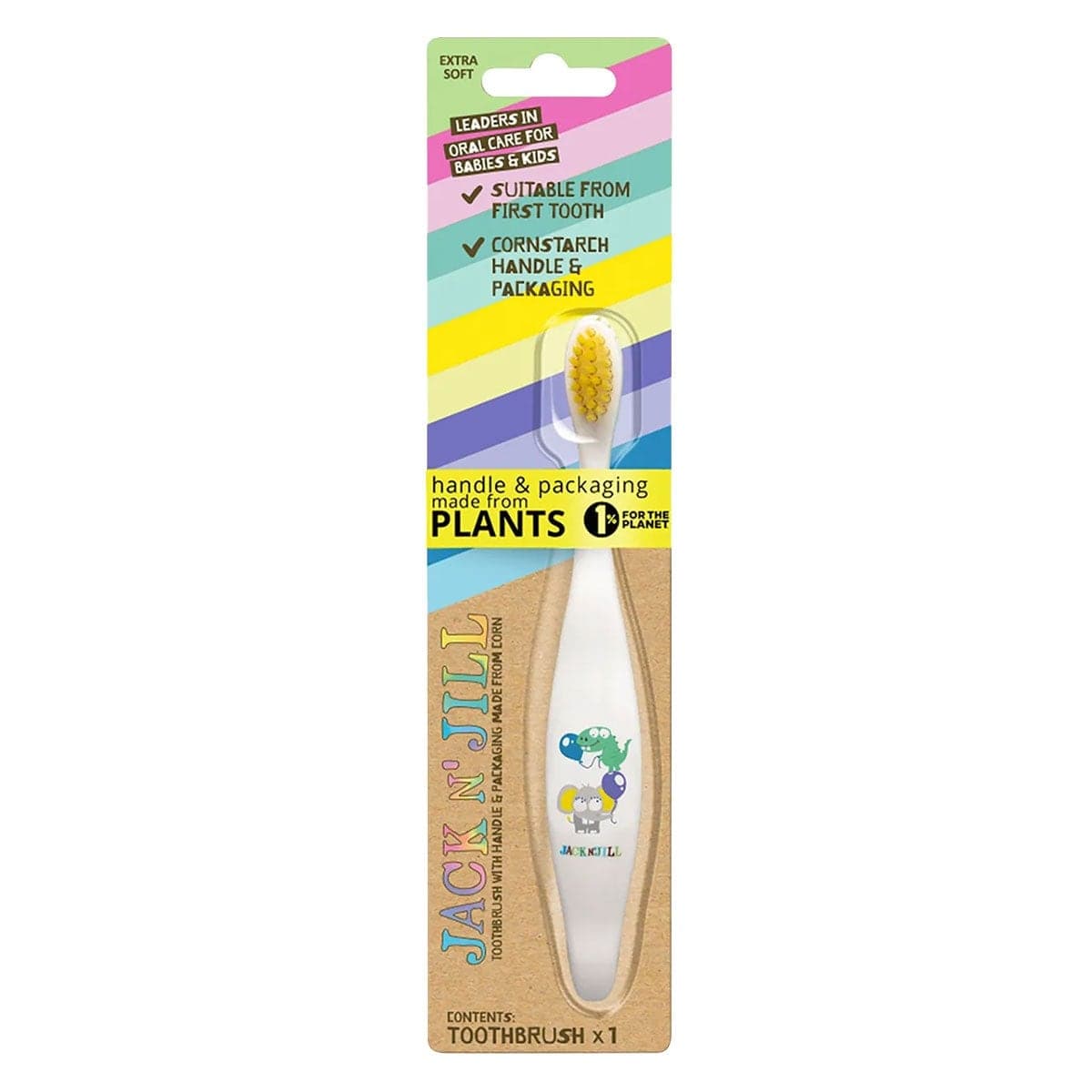 Thumbnail Jack n Jill Kids Toothbrush Assorted 1 Brush