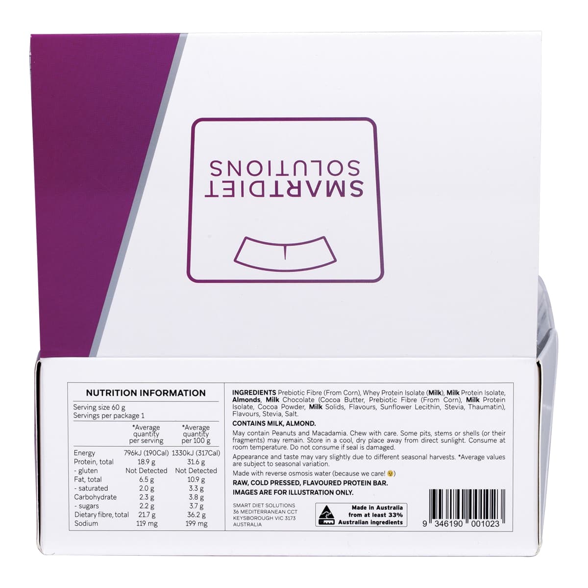 Thumbnail Smart Protein Marshmallow Choc Biscuit Flavour Protein Bar 60g
