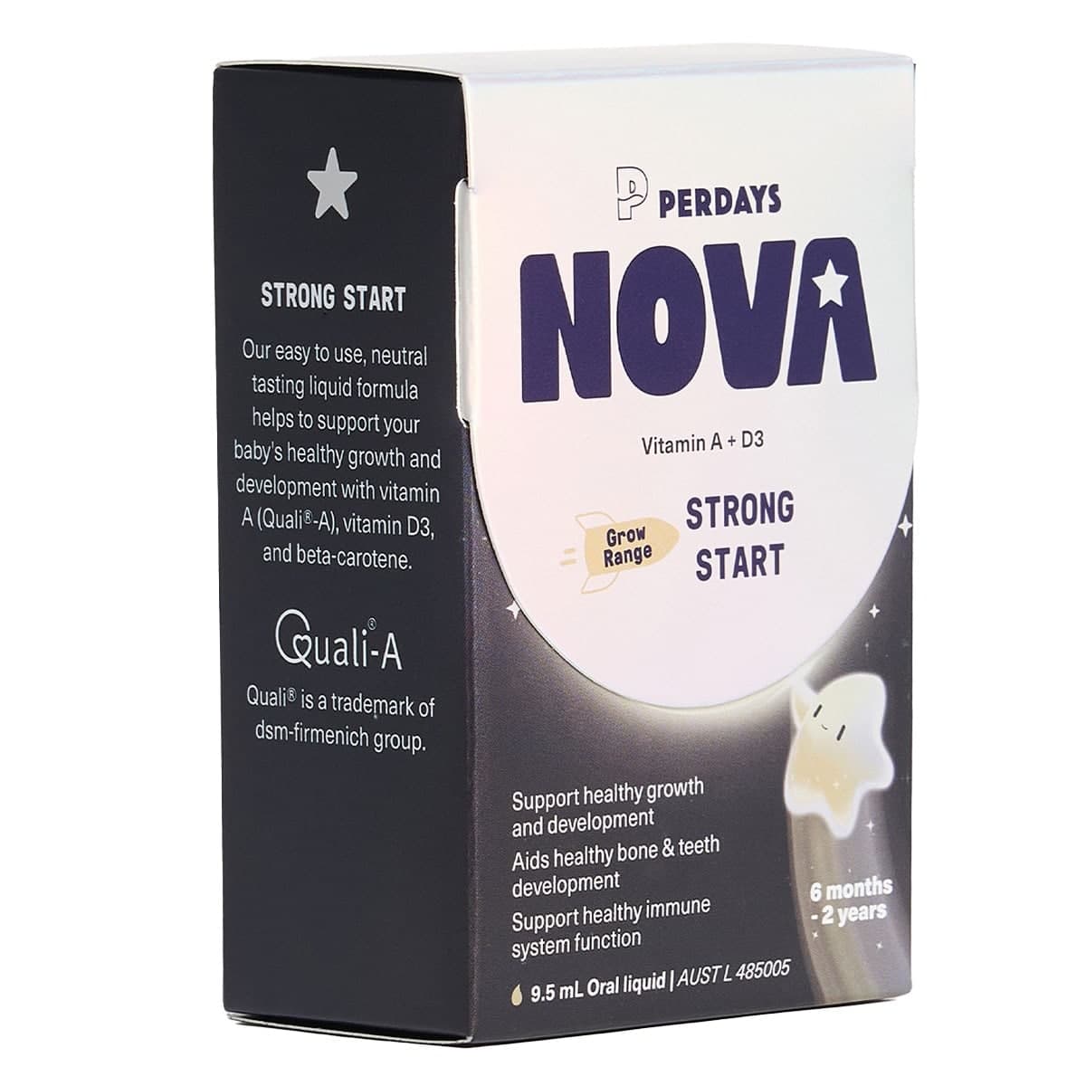 Thumbnail Perdays Nova Kids Strong Start Vitamin A + D3 Liquid 9.5ml