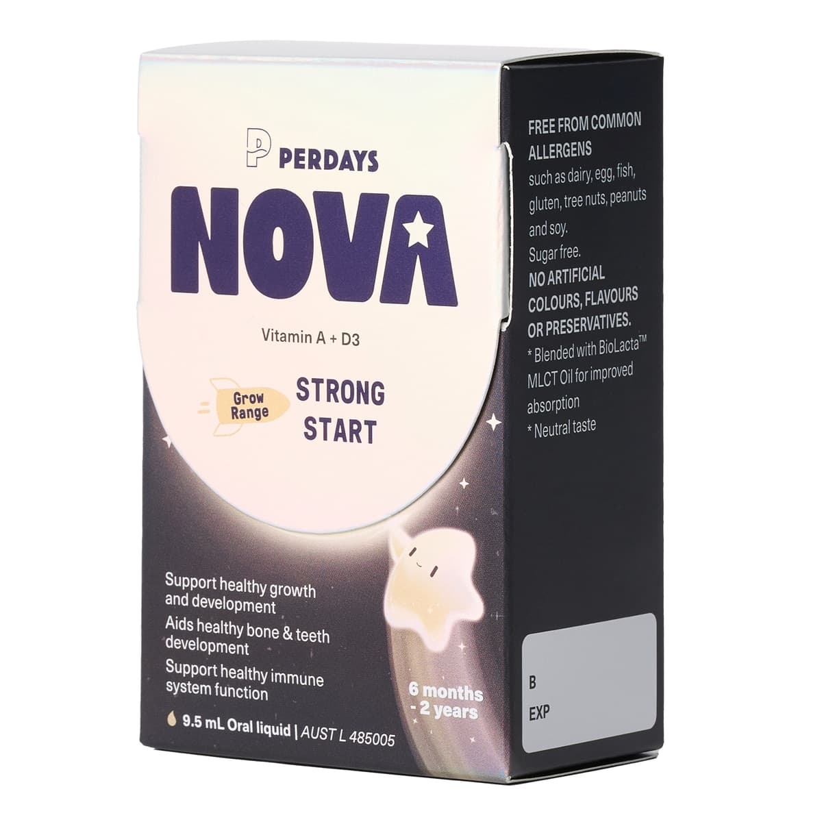 Thumbnail Perdays Nova Kids Strong Start Vitamin A + D3 Liquid 9.5ml
