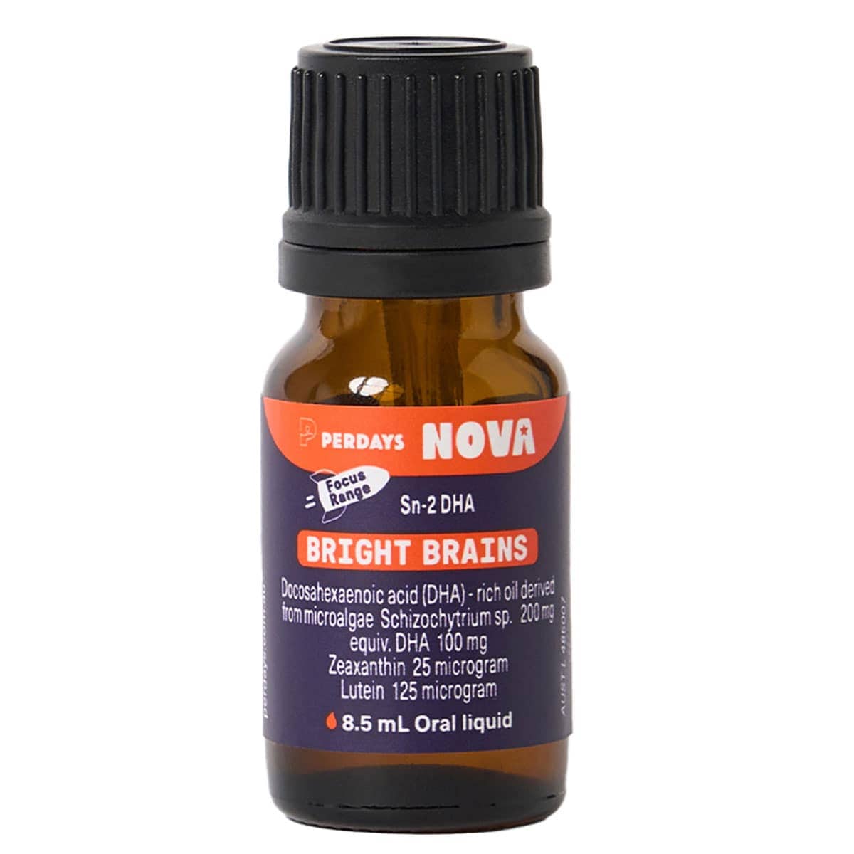 Thumbnail Perdays Nova Kids Bright Brains DHA Liquid 8.5ml