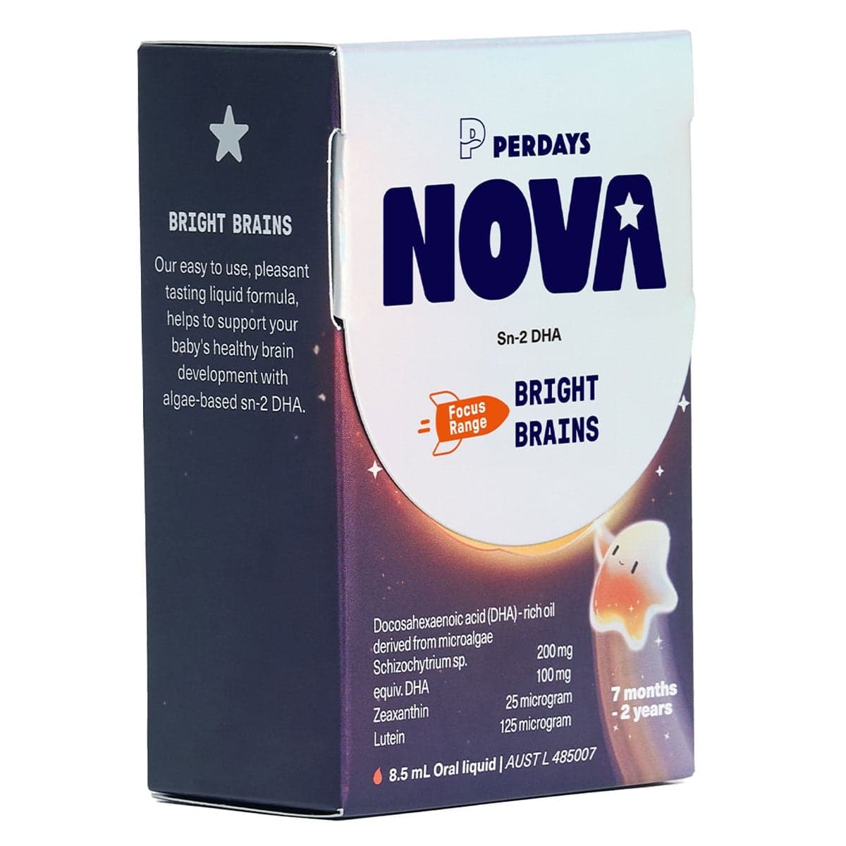 Thumbnail Perdays Nova Kids Bright Brains DHA Liquid 8.5ml