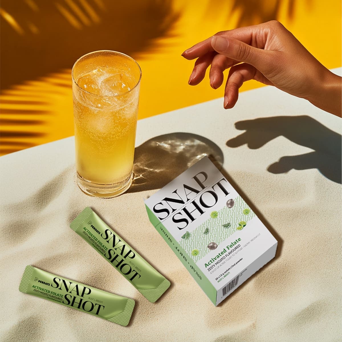 Thumbnail Perdays SnapShot Activated Folate Zesty Mojito Flavour 20 x 1.5g Sachets