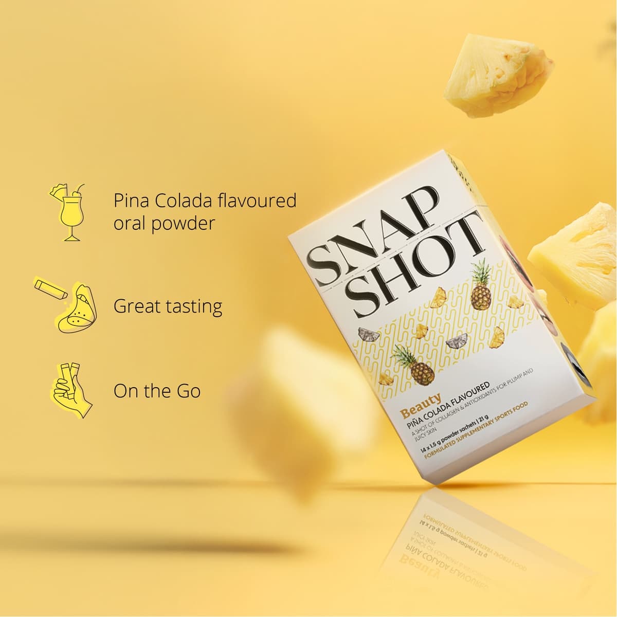 Thumbnail Perdays SnapShot - Beauty Pina Colada Flavour 14 x 1.5g Sachets