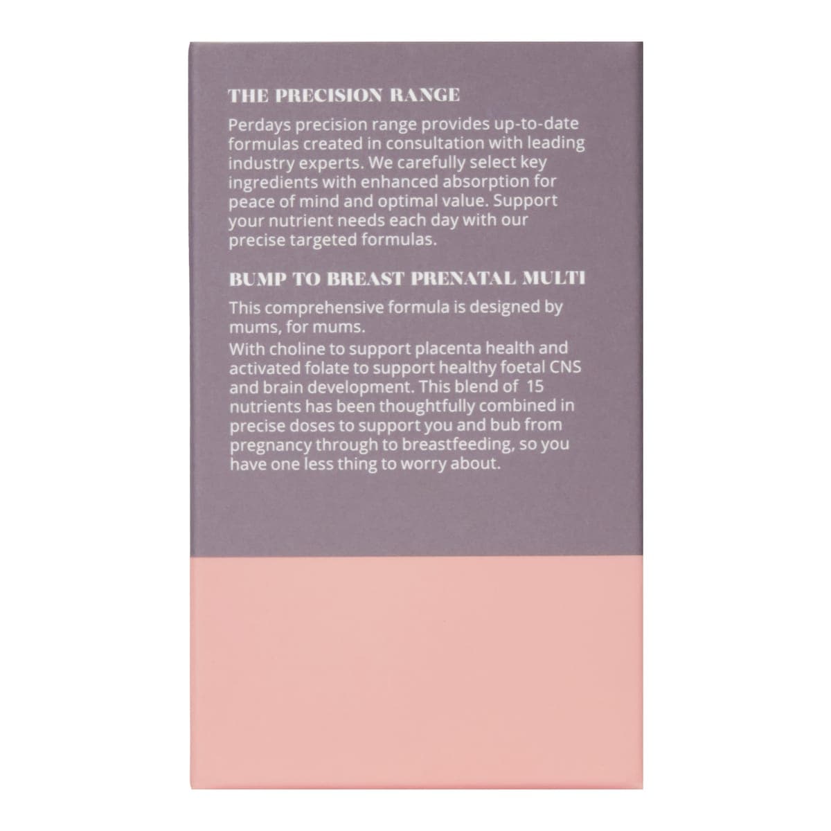 Thumbnail Perdays Bump To Breast Prenatal Multivitamins 60 Tablets