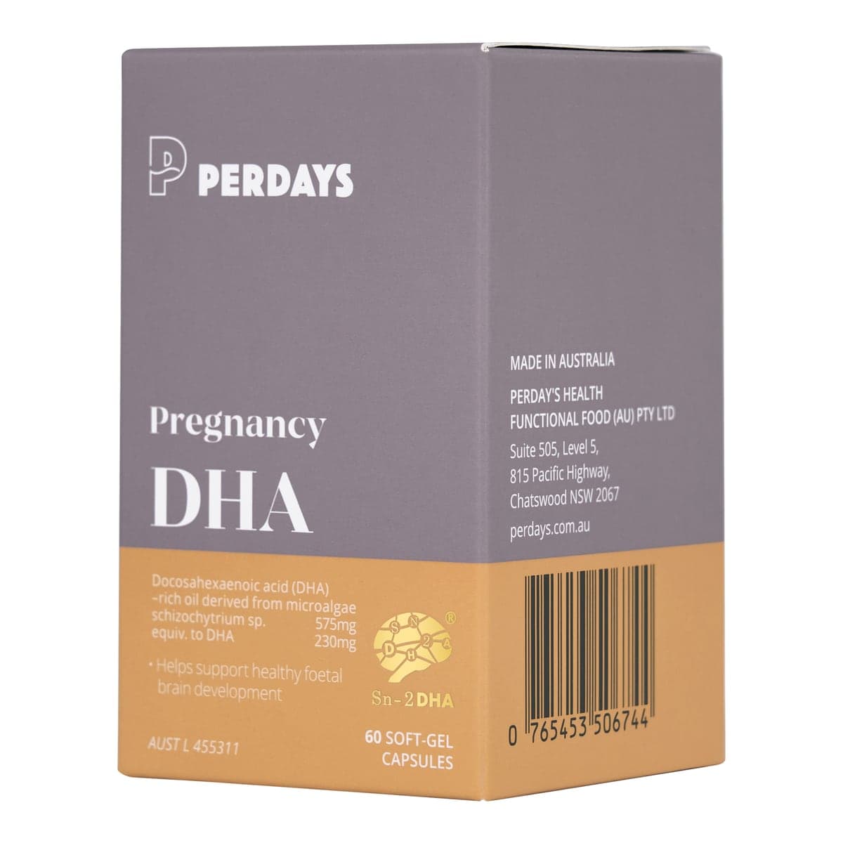 Thumbnail Perdays Pregnancy DHA 60 Capsules