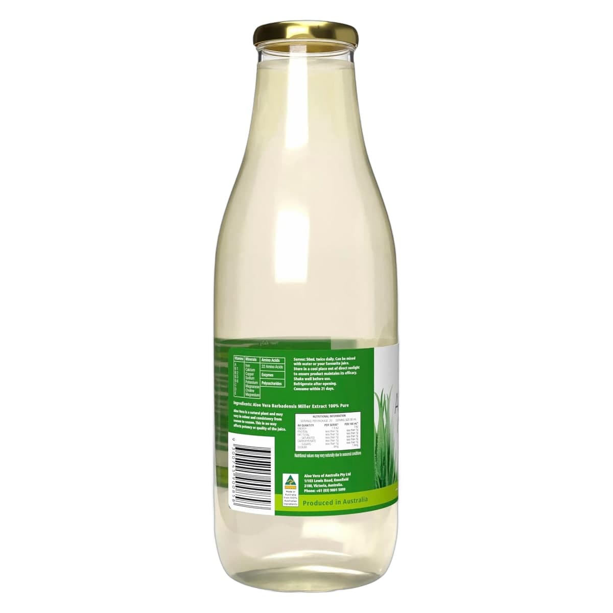 Thumbnail Aloe Vera of Aust. Natural Aloe Vera Juice 1L