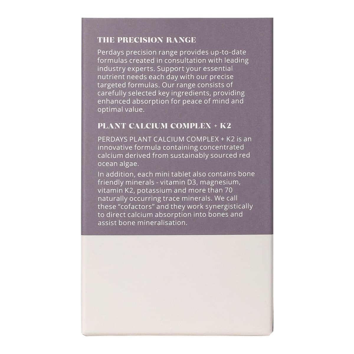 Thumbnail Perdays Plant Calcium Complex + K2 60 Tablets