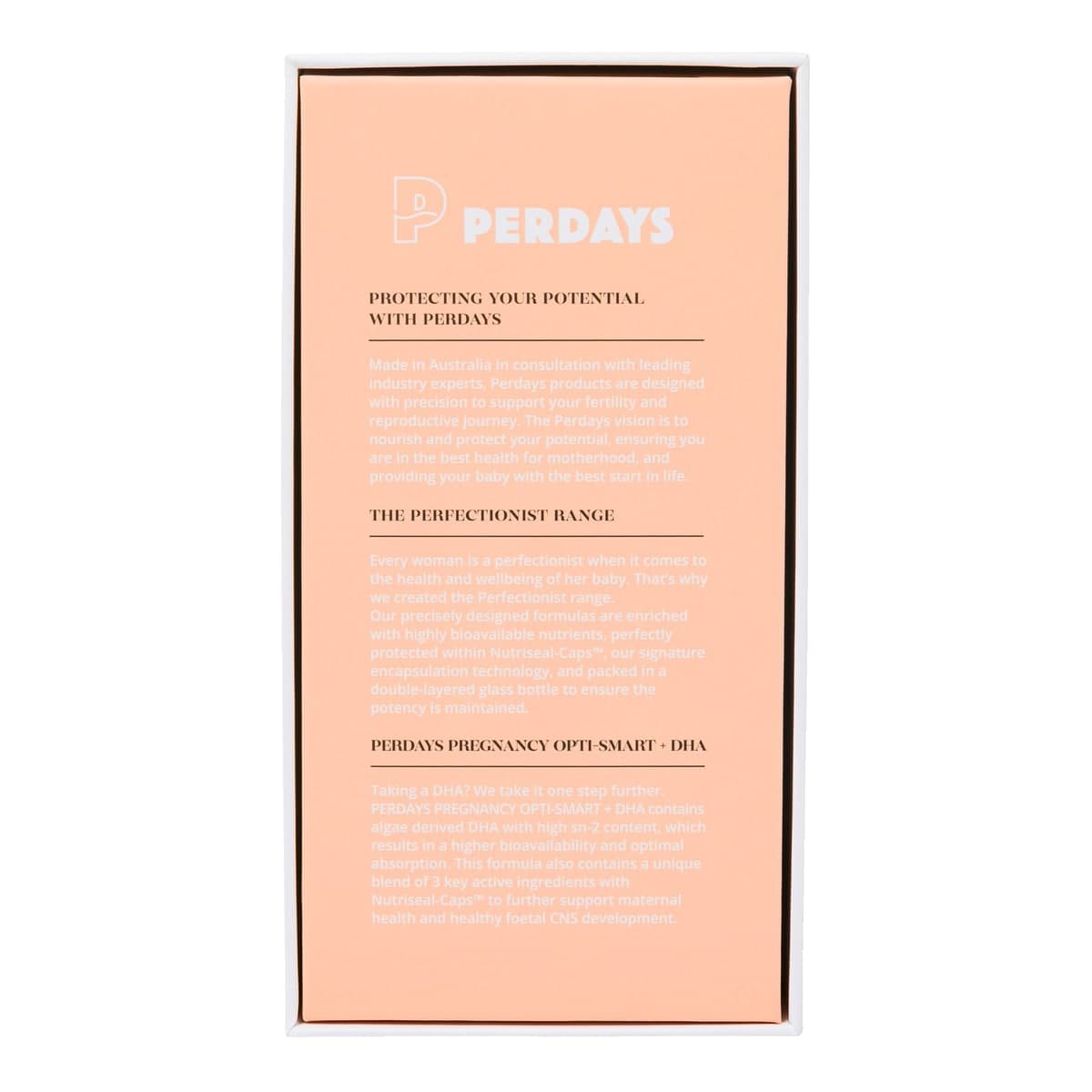 Thumbnail Perdays Pregnancy Opti-Smart + DHA 60 Capsules