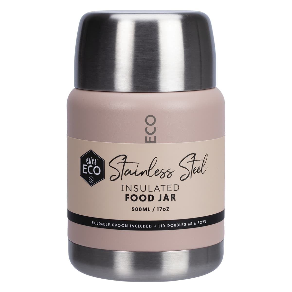 Thumbnail Ever Eco Insulated Stainless Steel Food Jar Rose 500ml