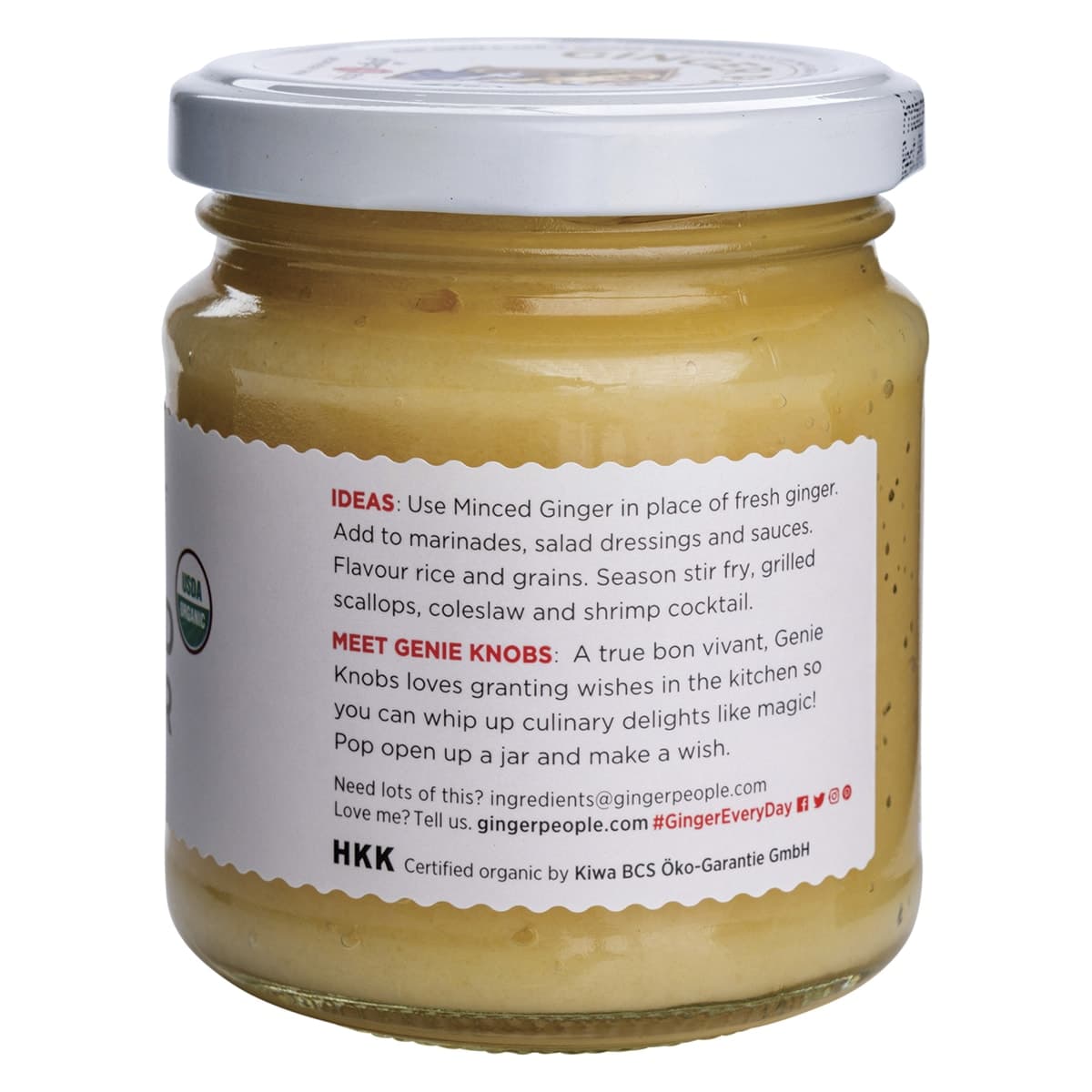 Thumbnail The Ginger People Organic Minced Ginger 190g
