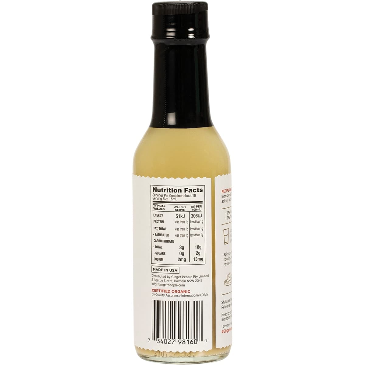 Thumbnail The Ginger People Organic Ginger Juice 147ml