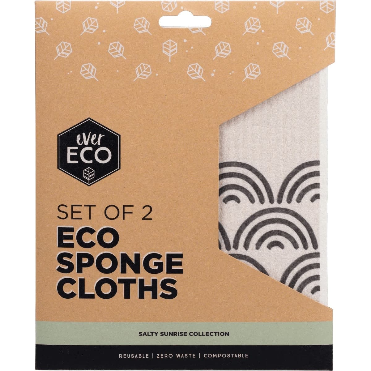 Thumbnail Ever Eco Eco Sponge Cloths Salty Sunrise 2 Pack