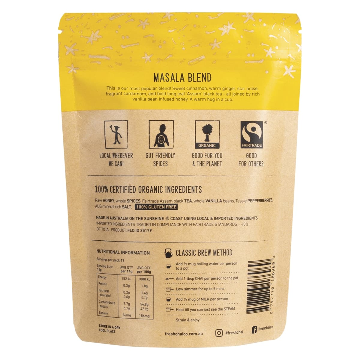 Thumbnail The Fresh Chai Co Masala Blend Fresh Sticky Chai 250g
