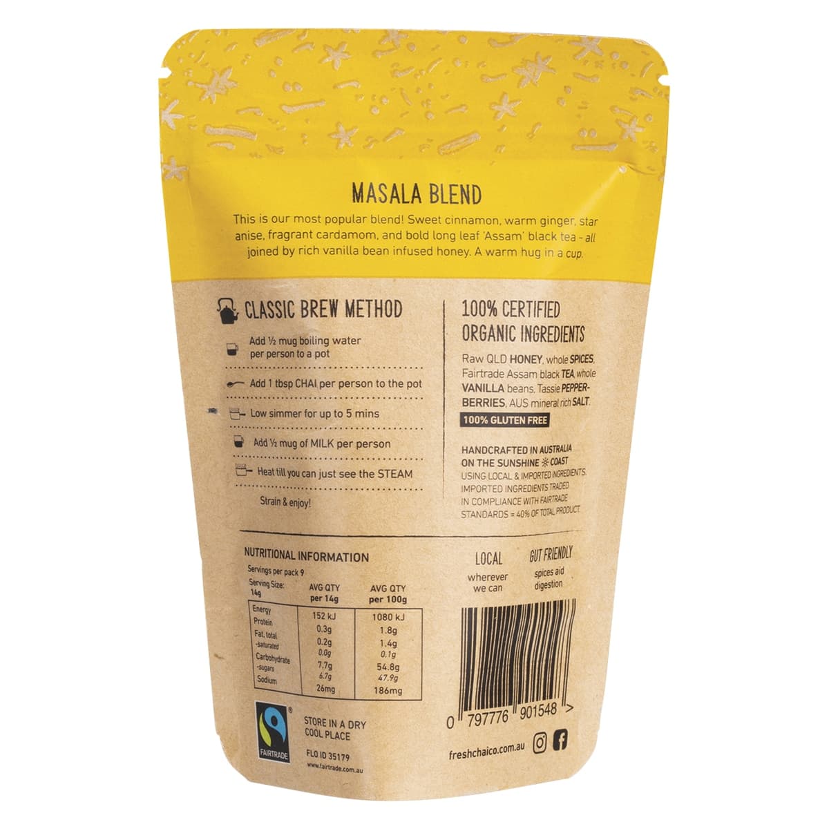 Thumbnail The Fresh Chai Co Masala Blend Fresh Sticky Chai 125g