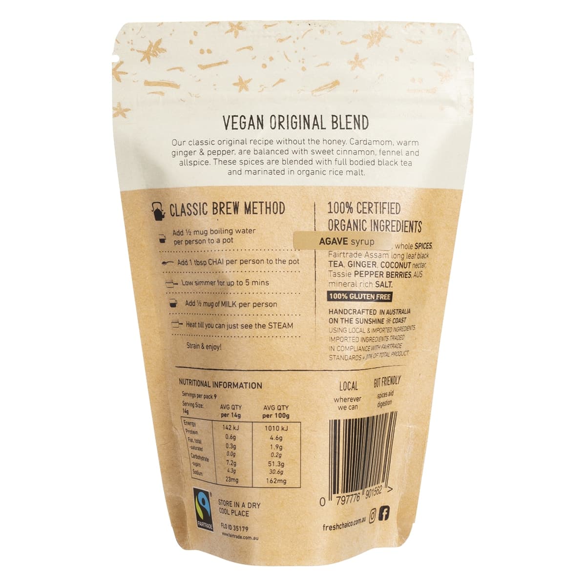 Thumbnail The Fresh Chai Co Vegan Original Blend Fresh Sticky Chai 125g
