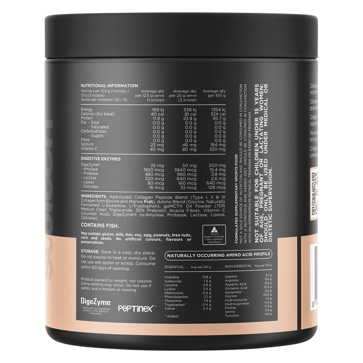 Thumbnail Switch Nutrition Collagen Hydrolysed Collagen Protein Unflavoured 250g