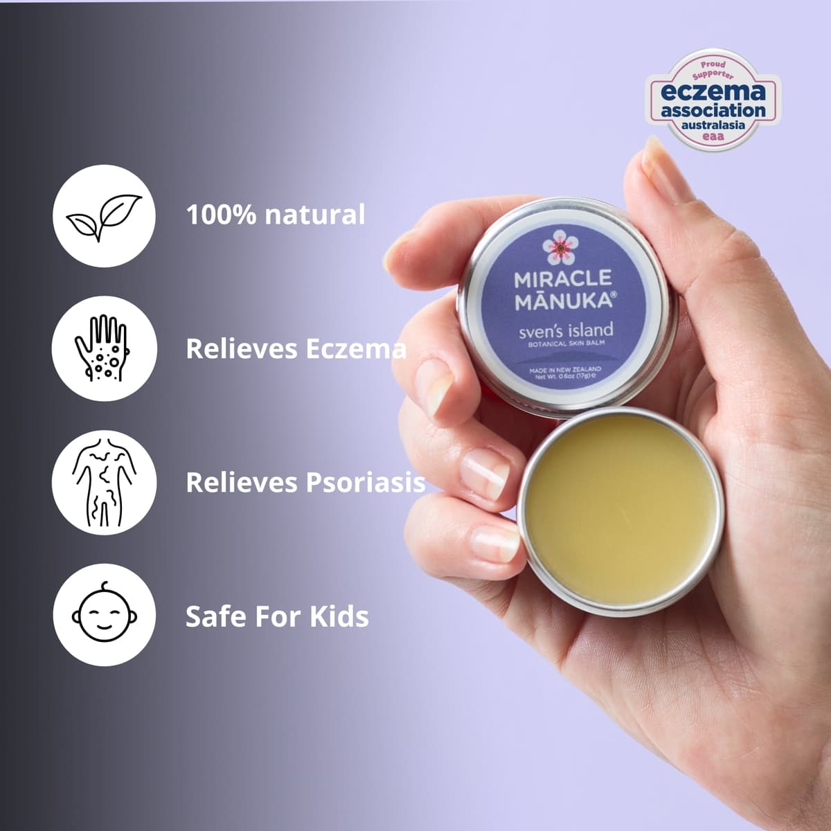 Thumbnail Svens Island Miracle Manuka Skin Repair Ointment Travel Size 17g