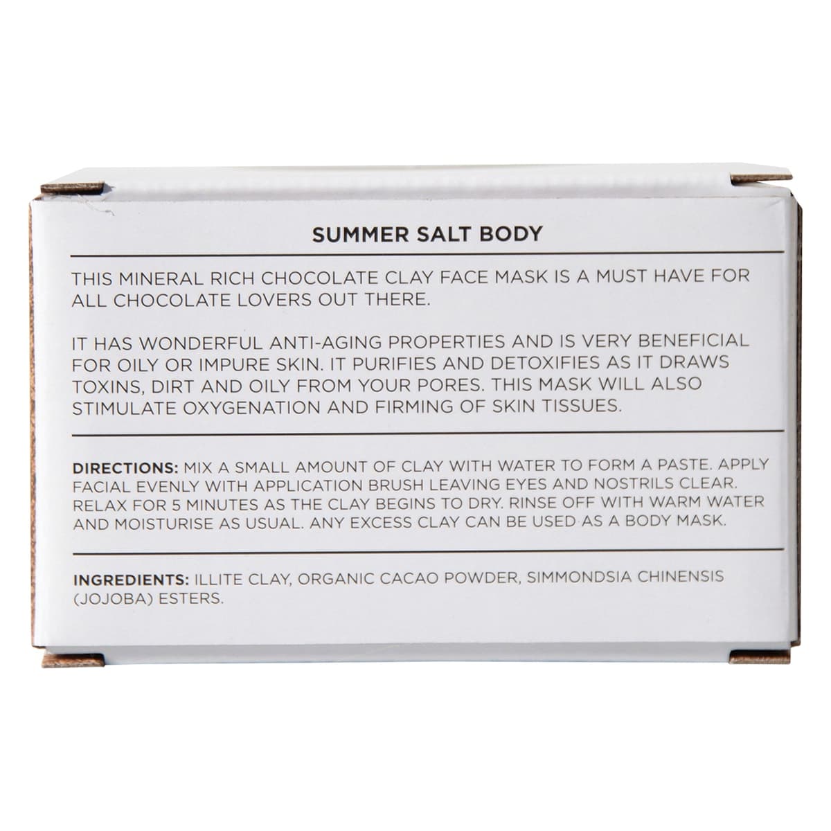Thumbnail SUMMER SALT BODY Face Mask Chocolate Clay 120ml