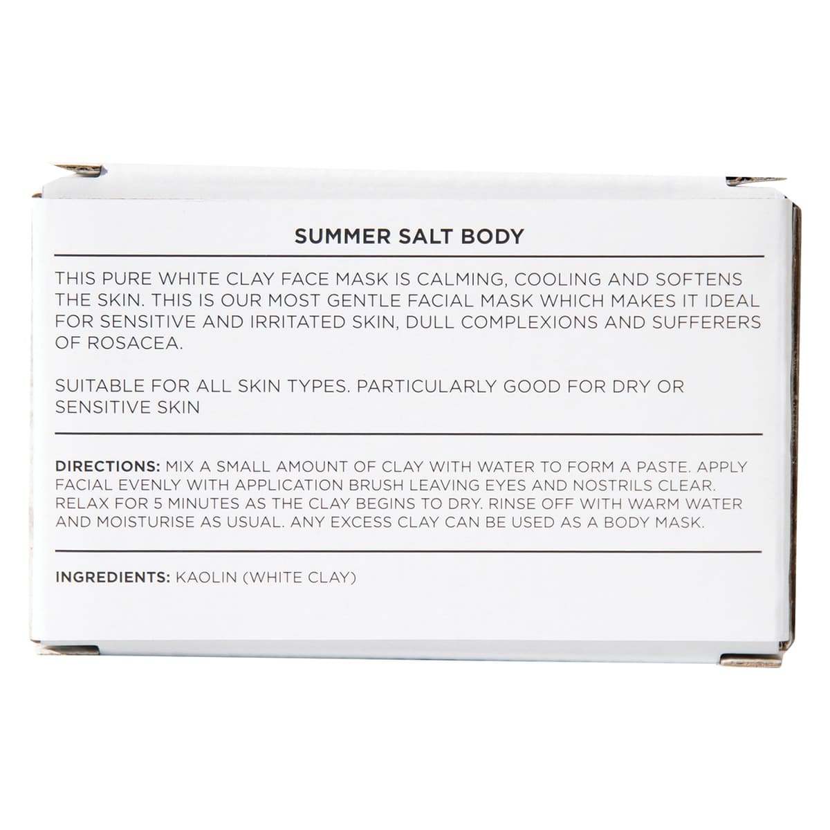 Thumbnail SUMMER SALT BODY Face Mask White Clay 120ml